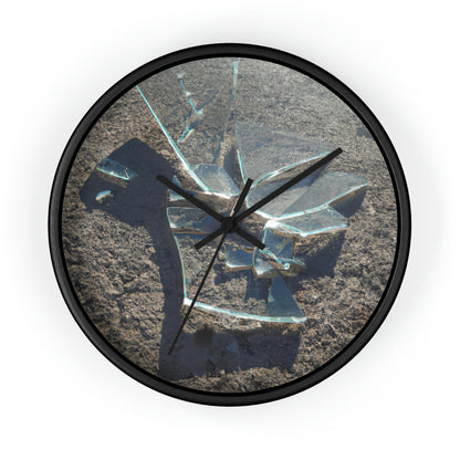 "Glimmer of Broken Glass" - The Alien Wall Clock