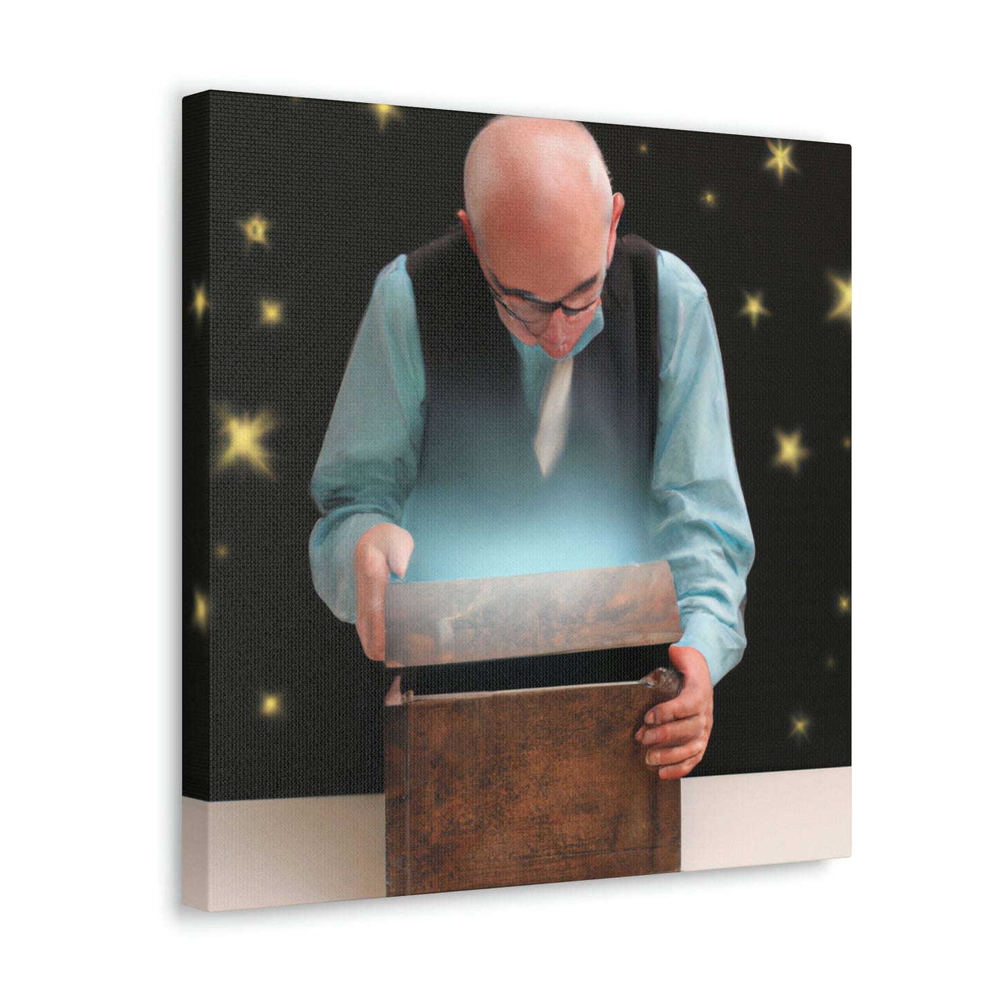 The Magic Box of the Elderly Man - The Alien Canva