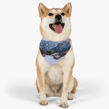 "Silent Peak: An Empty Town's Story" - The Alien Pet Bandana Collar