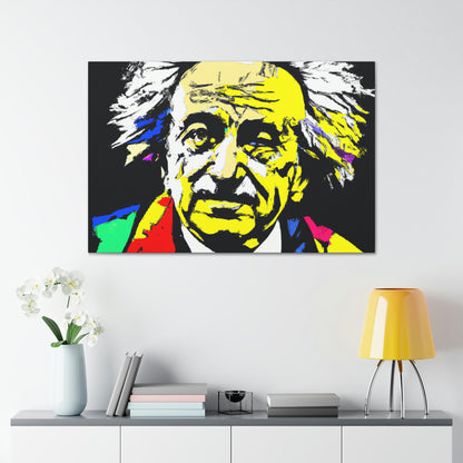 "Albert Einstein: un retrato de arte pop" - The Alien Canva