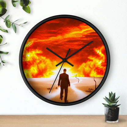 The Endless Desert Journey - The Alien Wall Clock