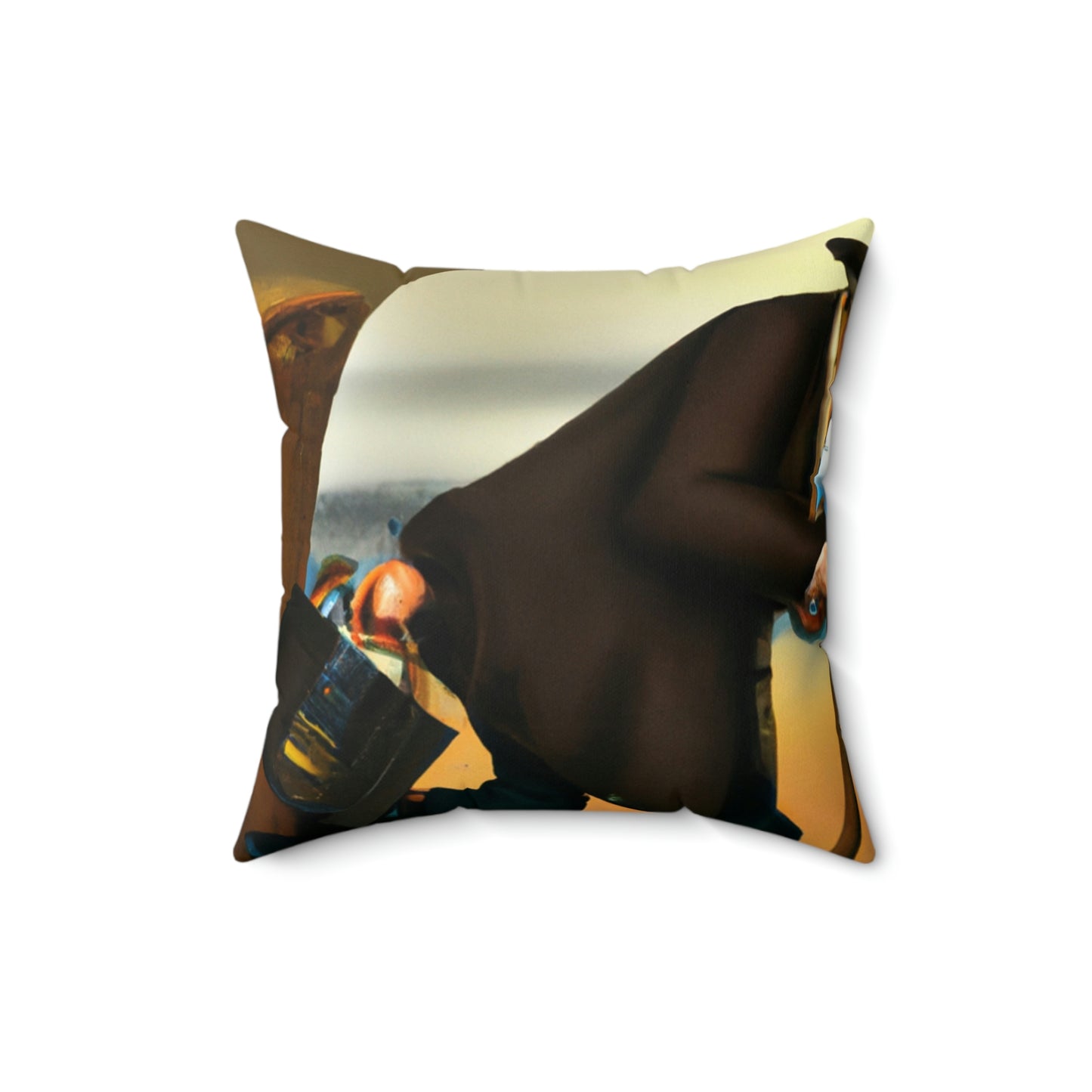 "A Race for Riches: The Challenge of a Lifetime for an Adventuring Elder" - The Alien Square Pillow