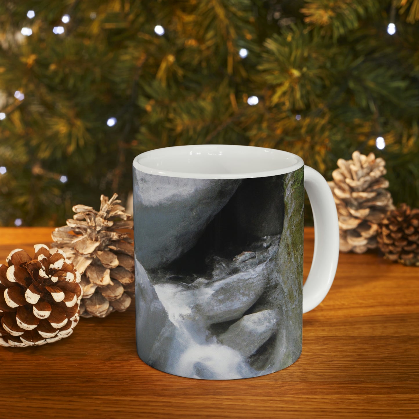 "Canyon Chaos: The Rockslide Race" - Taza de cerámica The Alien 11 oz