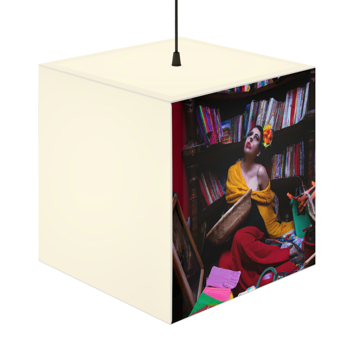 Die verlorene Bibliothek auf dem Dachboden der Magister. - Die Alien Light Cube Lampe