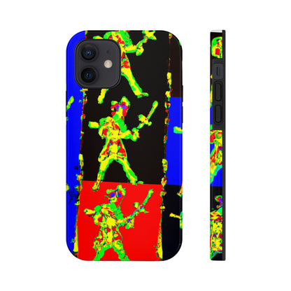 "Tanz mit Feuer und Stahl." - Die Alien Tough Phone Cases