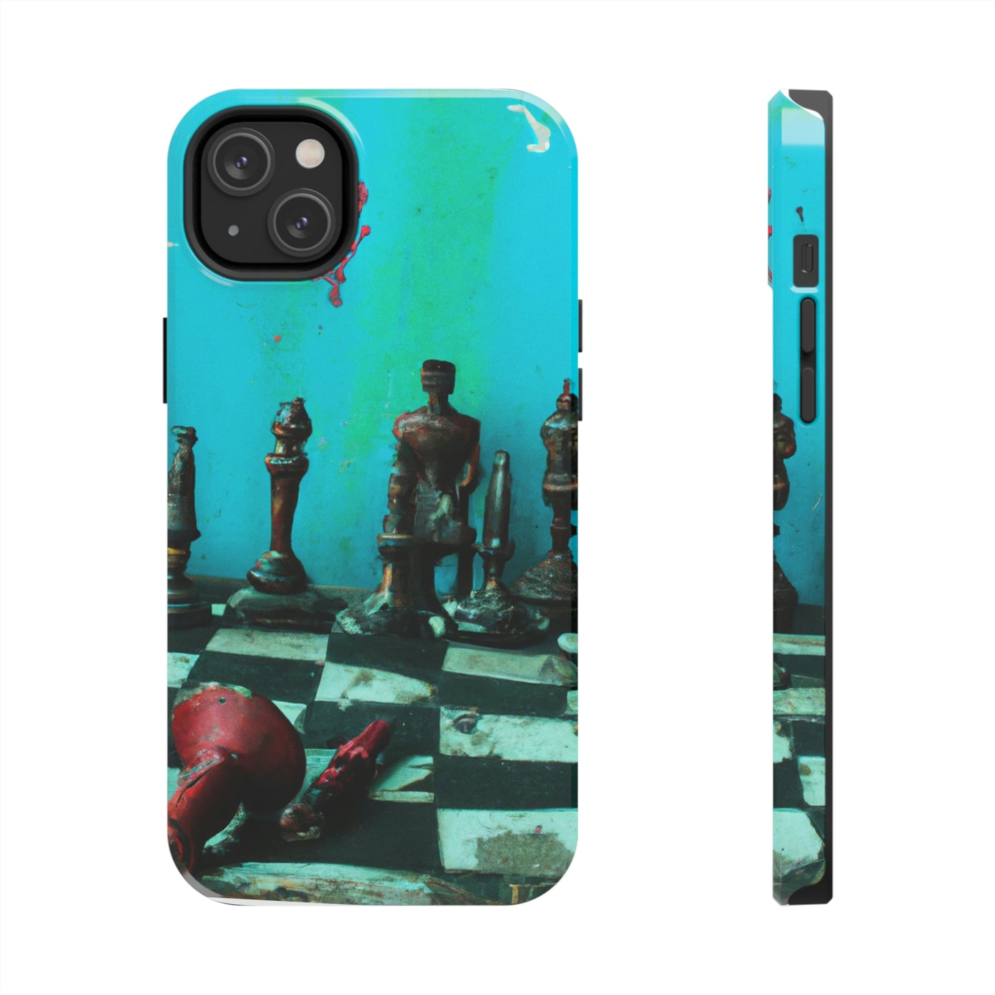 "Ein vergessenes Schachspiel: Bereit für ein neues Match" - Die Alien Tough Phone Cases