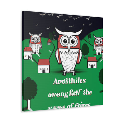 "The Great Owl Rebellion" - The Alien Canva