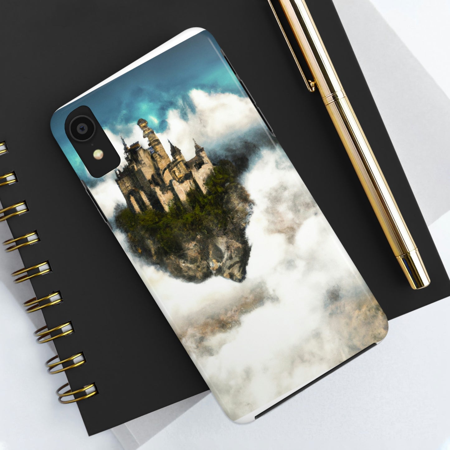 Mystic Castle in the Sky - Die Alien Tough Phone Cases