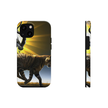 "A Purrfect Sunbeam Moment" - The Alien Tough Phone Cases