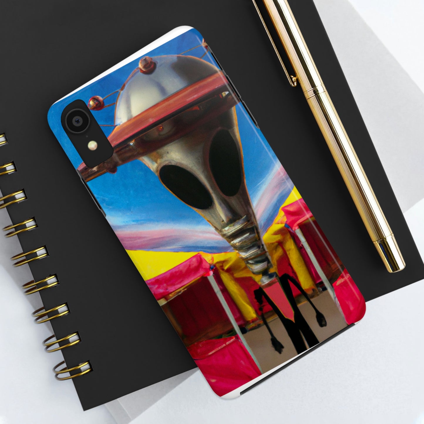 "Fair Invaders: A Cosmic Crash Course" - The Alien Tough Phone Cases