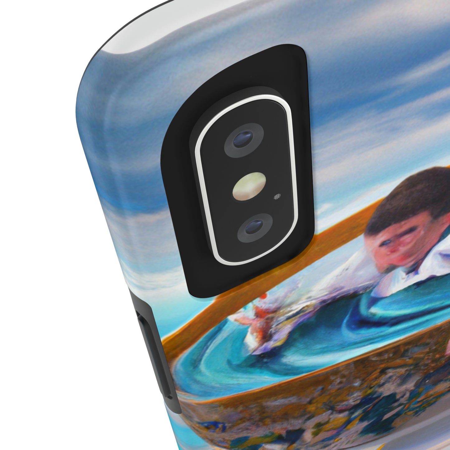 "Adrift in a China Cup: The Story of a Lost Child's Oceanic Adventure" - The Alien Tough Phone Cases