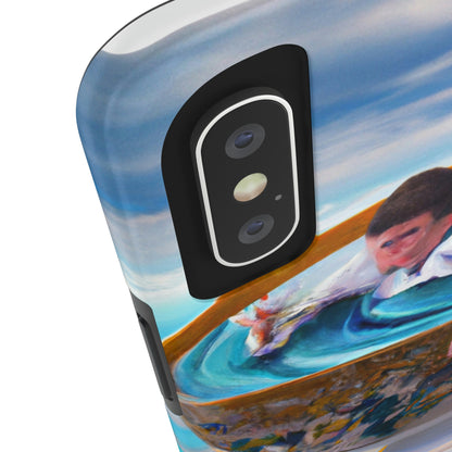 "Adrift in a China Cup: The Story of a Lost Child's Oceanic Adventure" - The Alien Tough Phone Cases