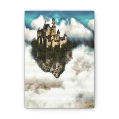 Castillo místico en el cielo - The Alien Canva