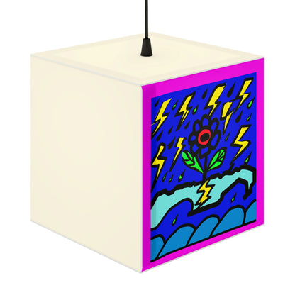 "A Bold Bloom Inmitten the Storm" - Die Alien Light Cube Lampe