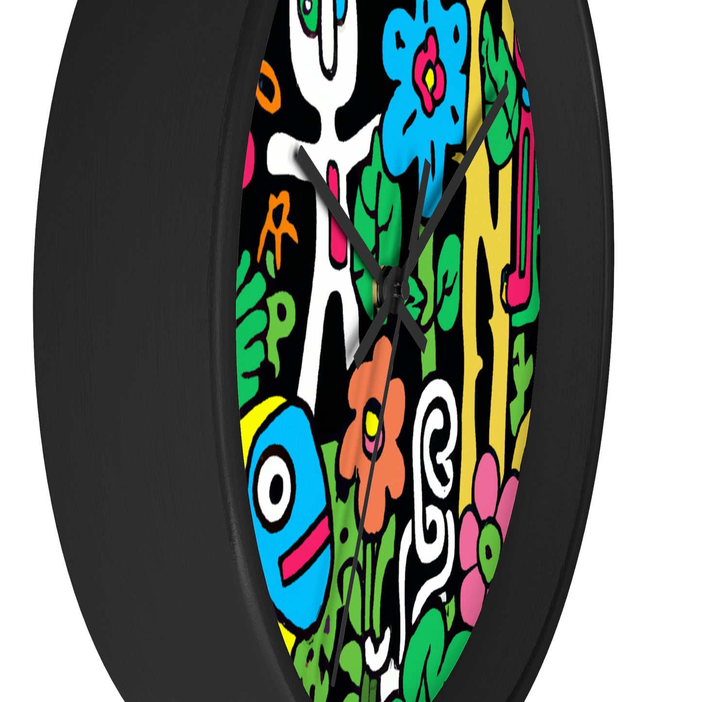 The Enchanted Garden of Wonders. - The Alien Wall Clock