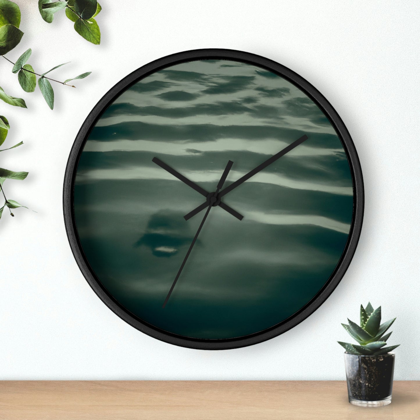 "Hidden Depths". - The Alien Wall Clock