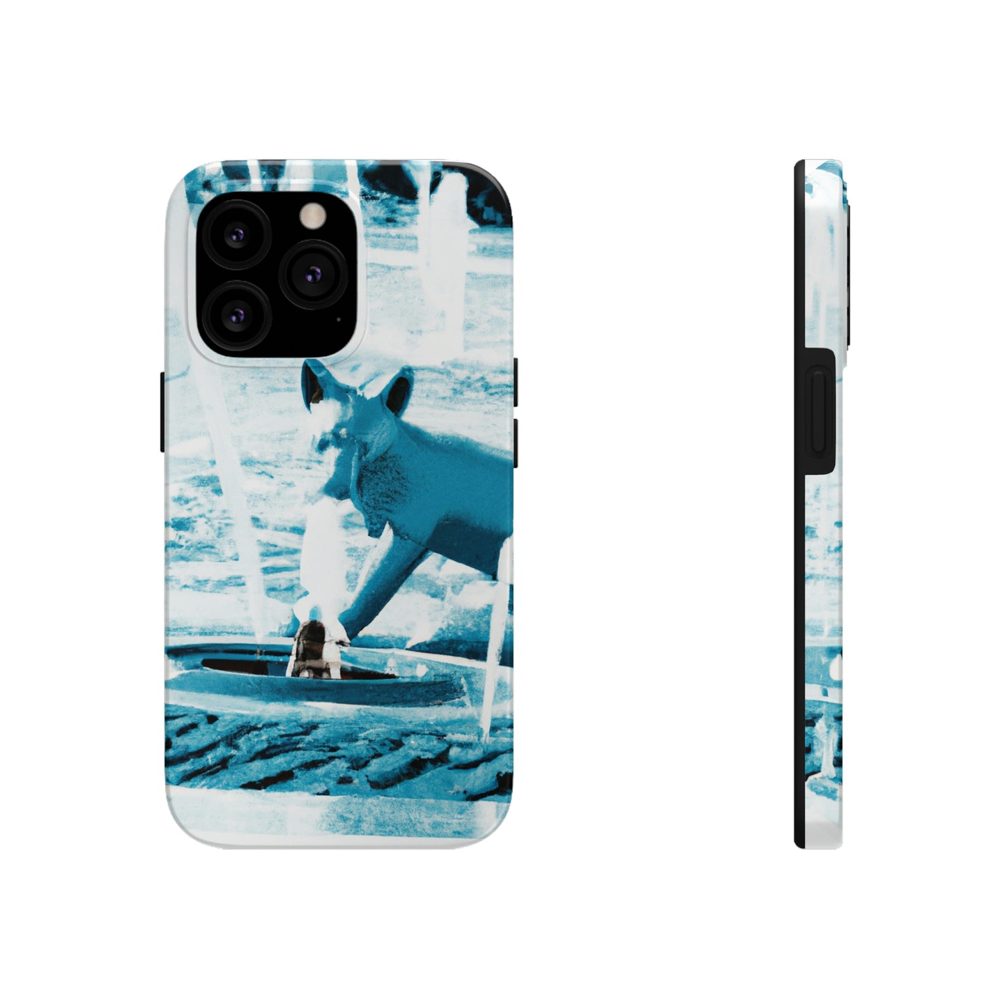 "Foxy Herumtollen im Brunnen" - Die Alien Tough Phone Cases