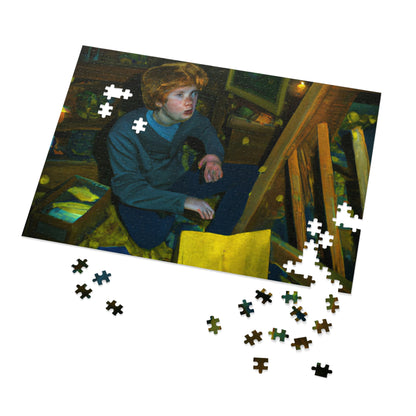 The Attic's Secrets: A Tale of Magic and Redemption - The Alien Jigsaw Puzzle