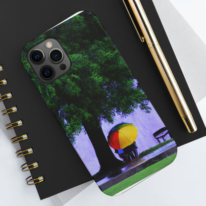 "Beneath the Rainy Sky." - The Alien Tough Phone Cases