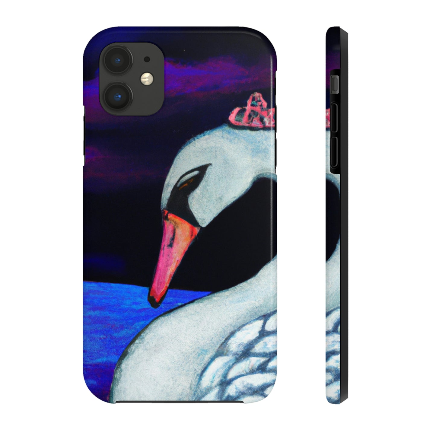 "A Swan's Lament: The Widwed Heavens" - Die Alien Tough Phone Cases