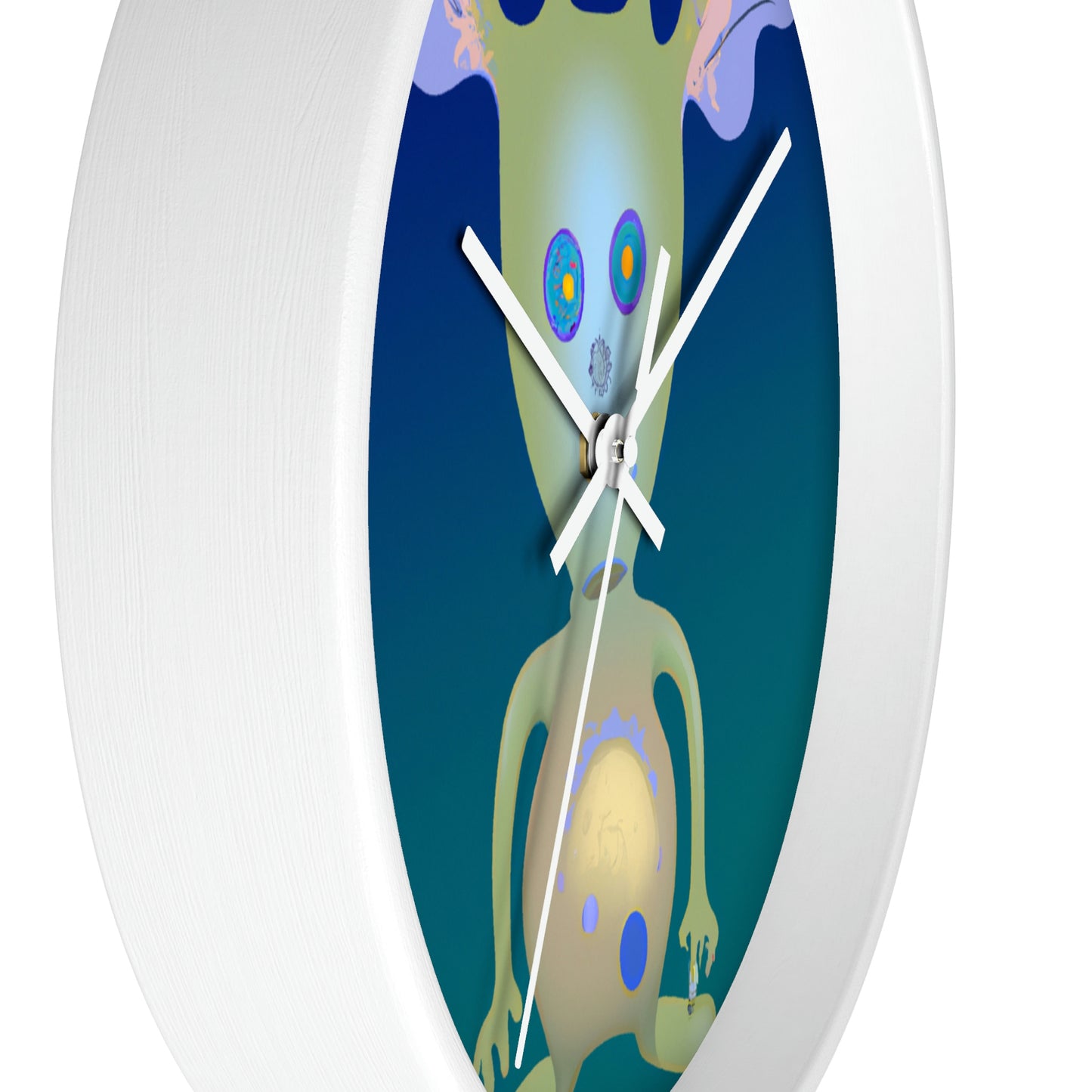 "Creating an Intergalactic Companion: Designing an Alien Pet for Kids" - The Alien Wall Clock