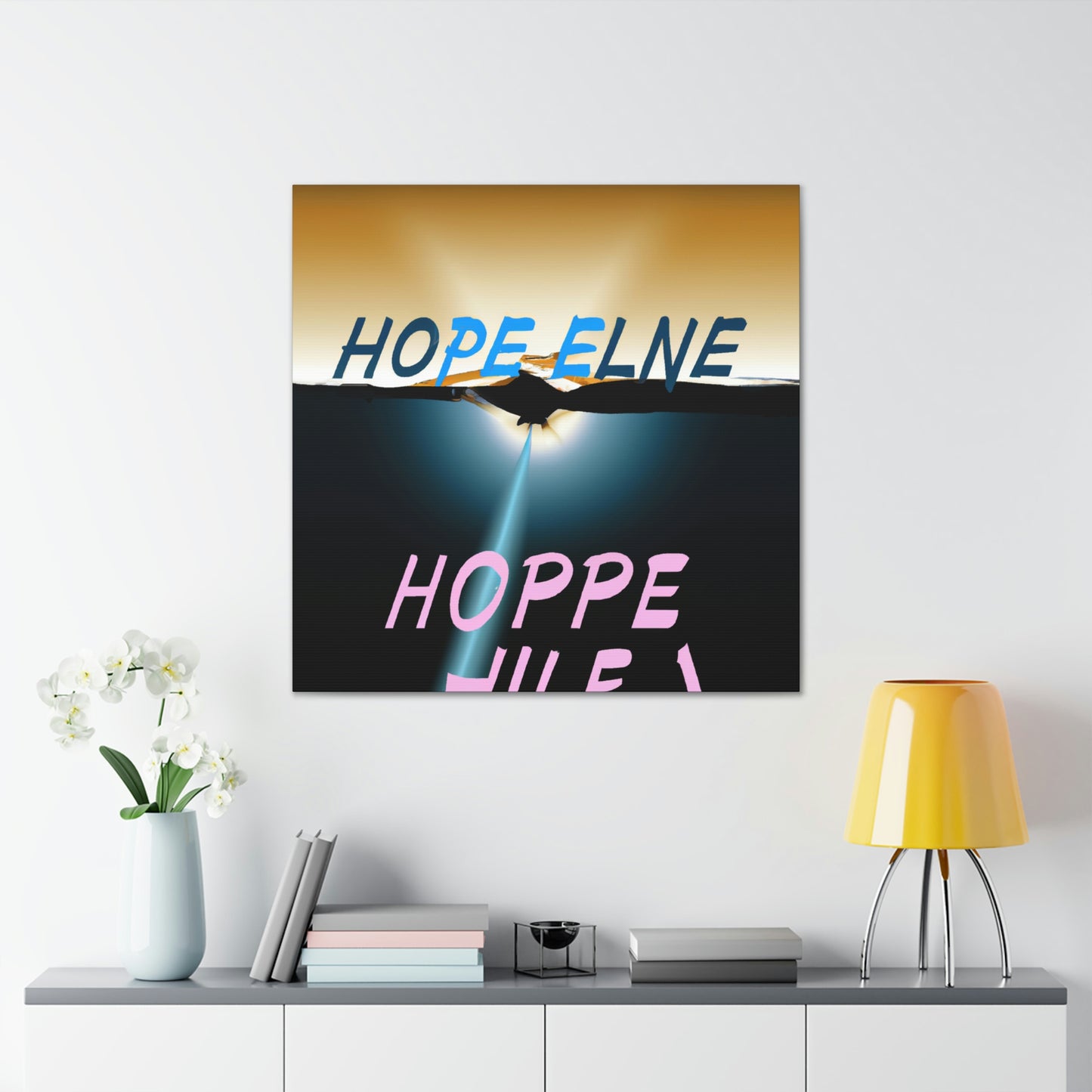 "Ein Leuchtfeuer der Hoffnung" - Leinwand