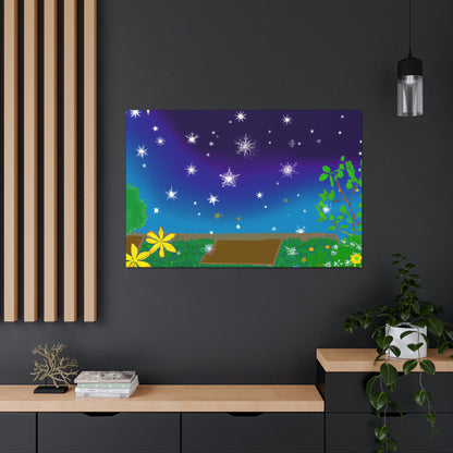 "Un jardín celestial de color" - The Alien Canva