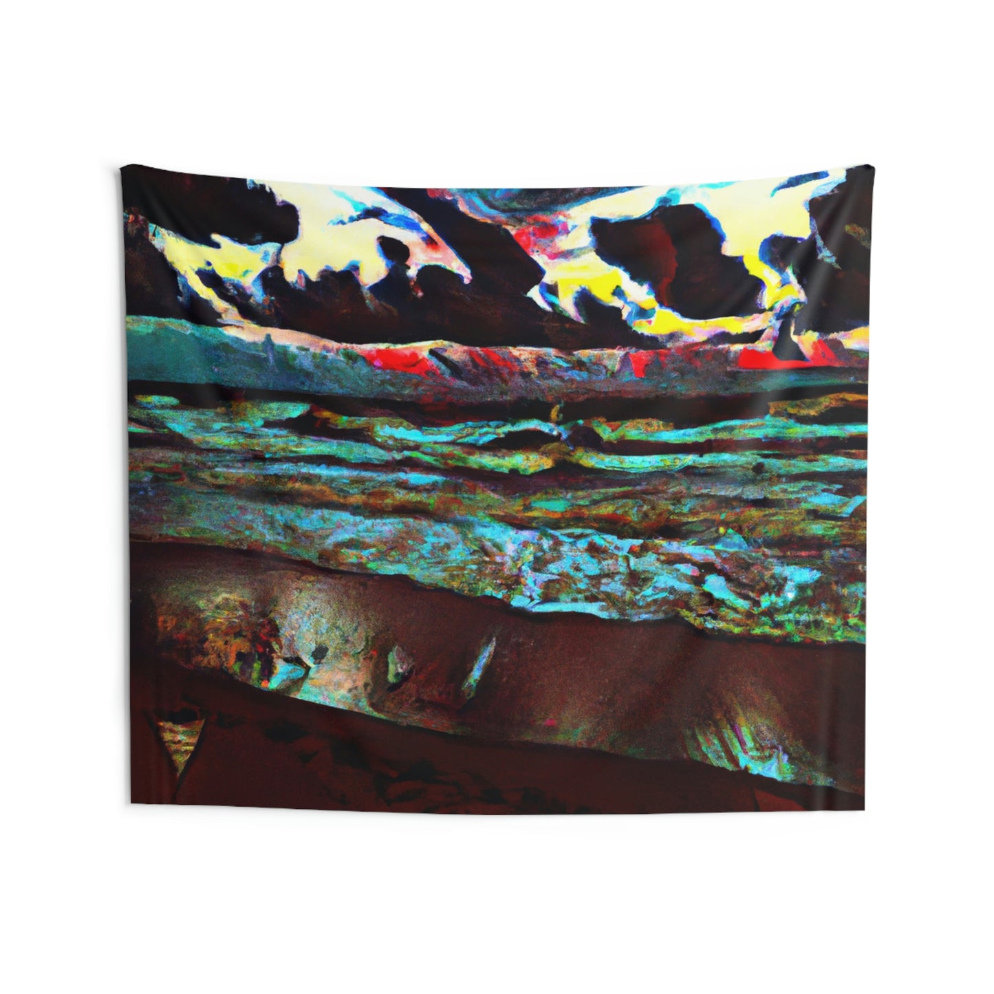 "Dusk at Sea: A Tempestuous Gathering" - The Alien Wall Tapestries