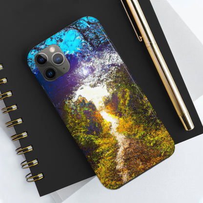 "A Beam of Light on a Forgotten Path" - The Alien Tough Phone Cases