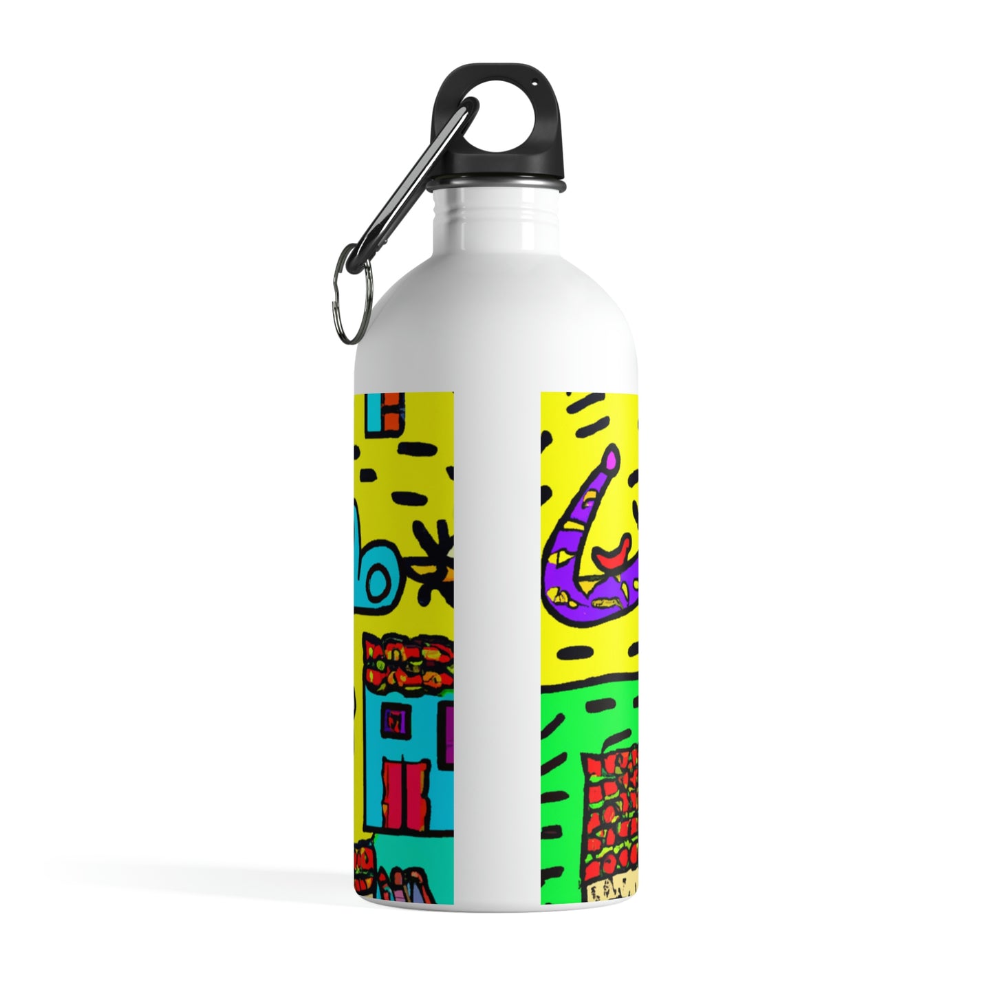 "A Slumbering Village of the Soaring Dragon" - The Alien Stainless Steel Water Bottle