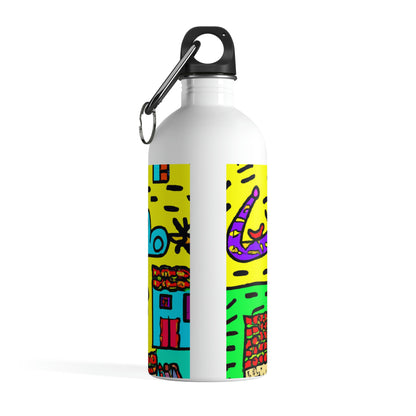 "A Slumbering Village of the Soaring Dragon" - The Alien Stainless Steel Water Bottle