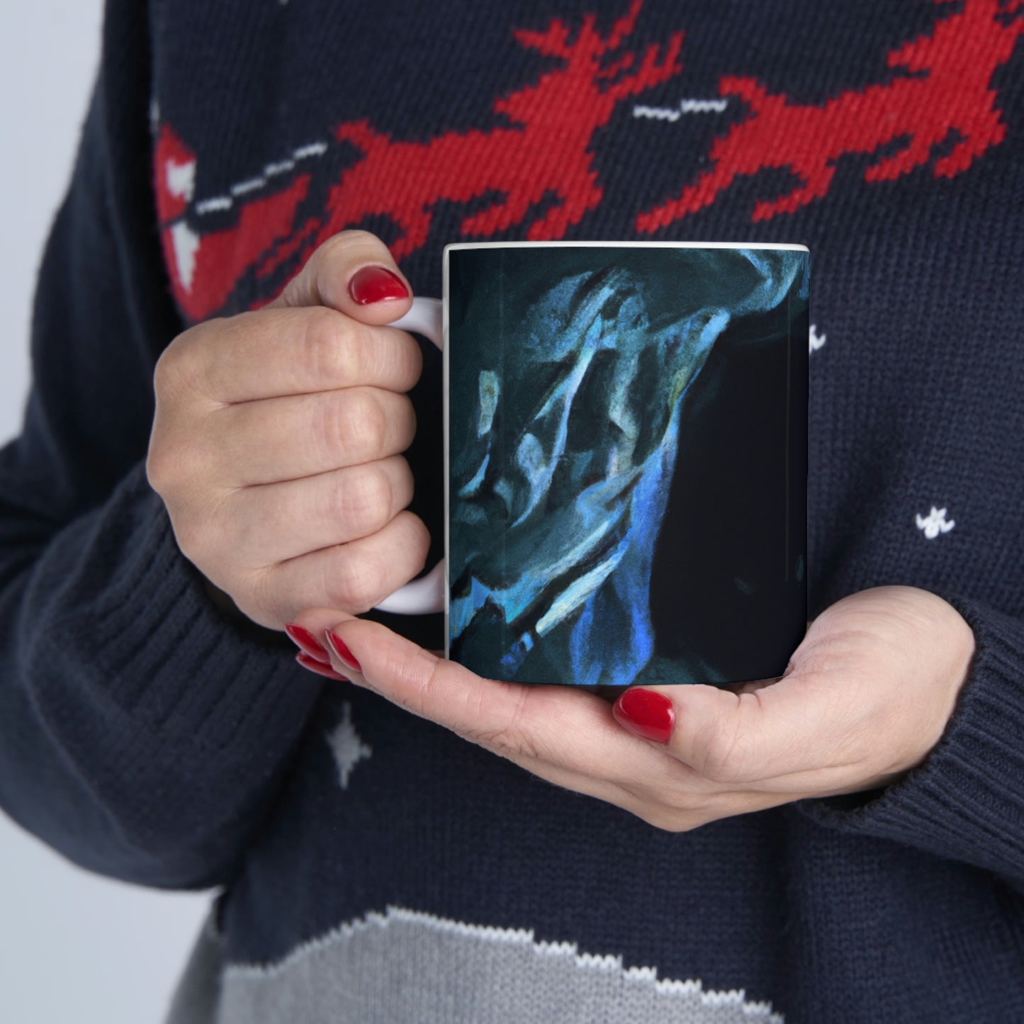 "Escape from the Icy Depths" - Taza de cerámica The Alien 11 oz