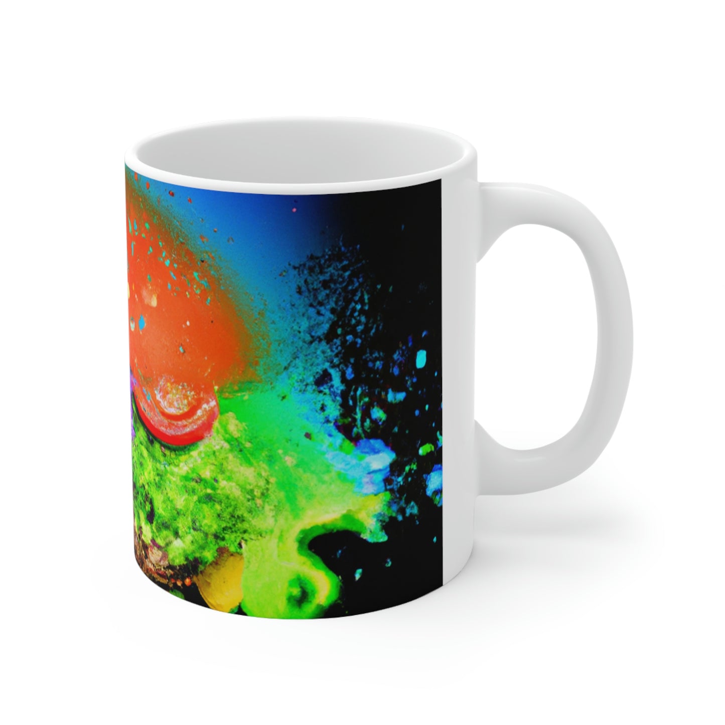 "Burger Rainbow" - Taza de cerámica The Alien 11 oz