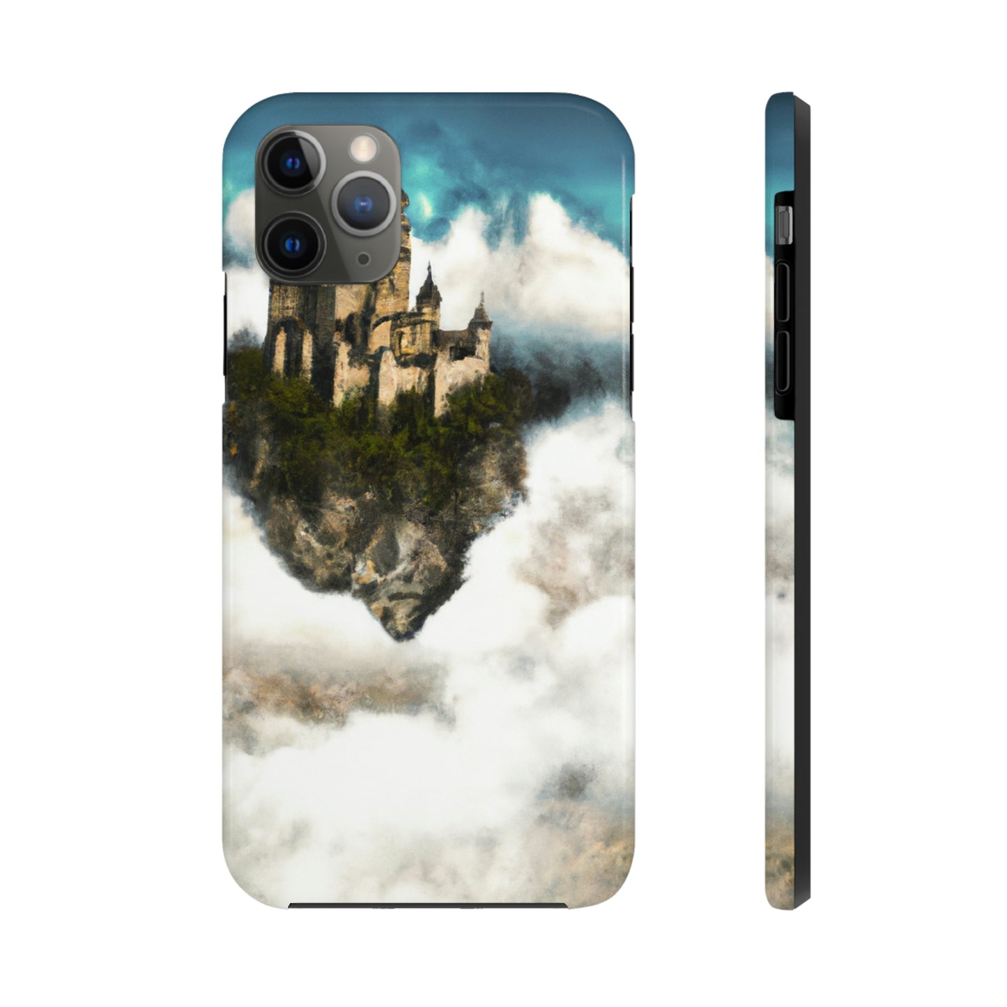 Mystic Castle in the Sky - Die Alien Tough Phone Cases