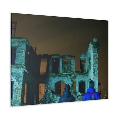 "The Haunted Castle on a Winter's Eve" - The Alien Canva