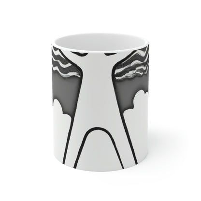 The Mystic Mist of the Mountain - The Alien Ceramic Mug 11 oz