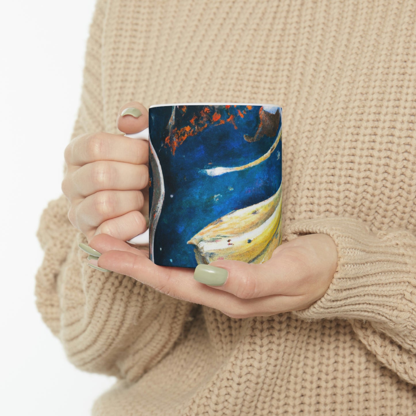 "A Starlight Ballerina" - The Alien Taza de cerámica 11 oz