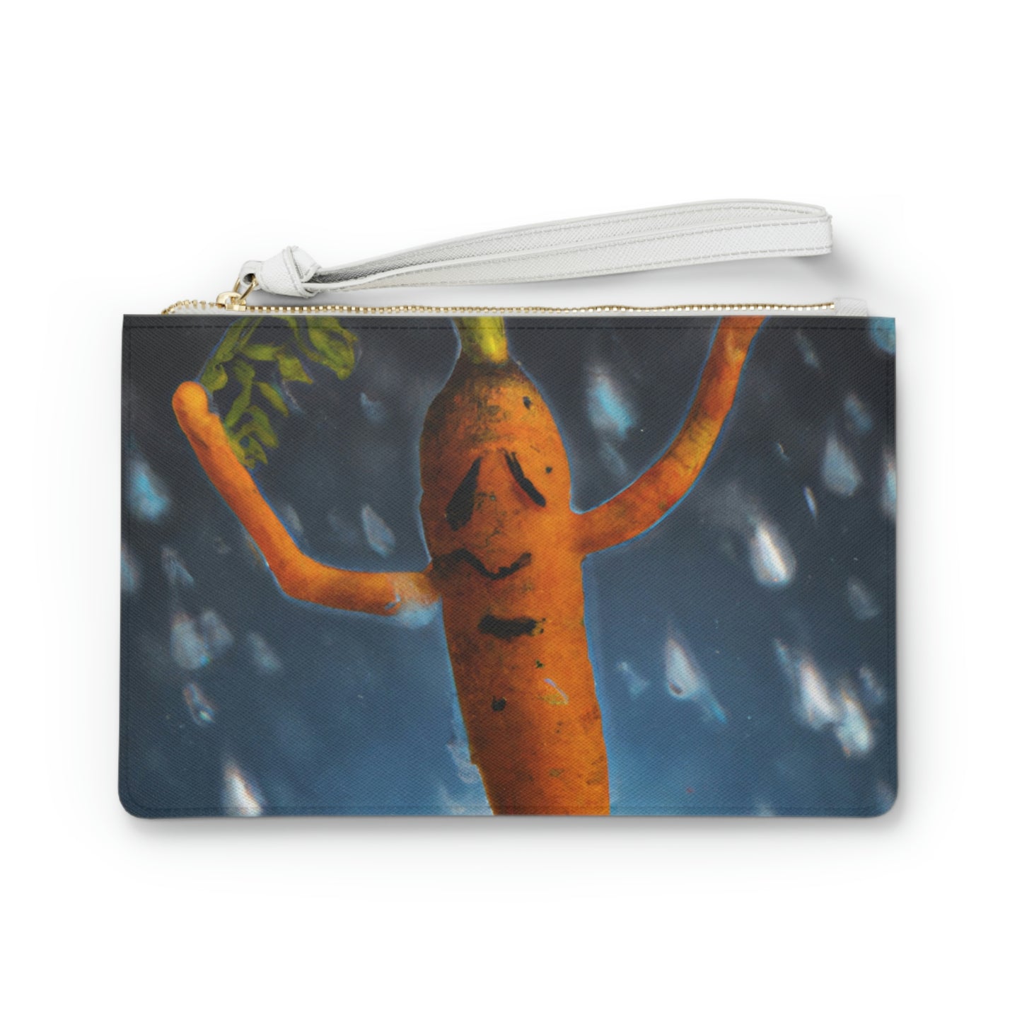 "Jubilant Jig in the Rain" - Die Alien Clutch Bag