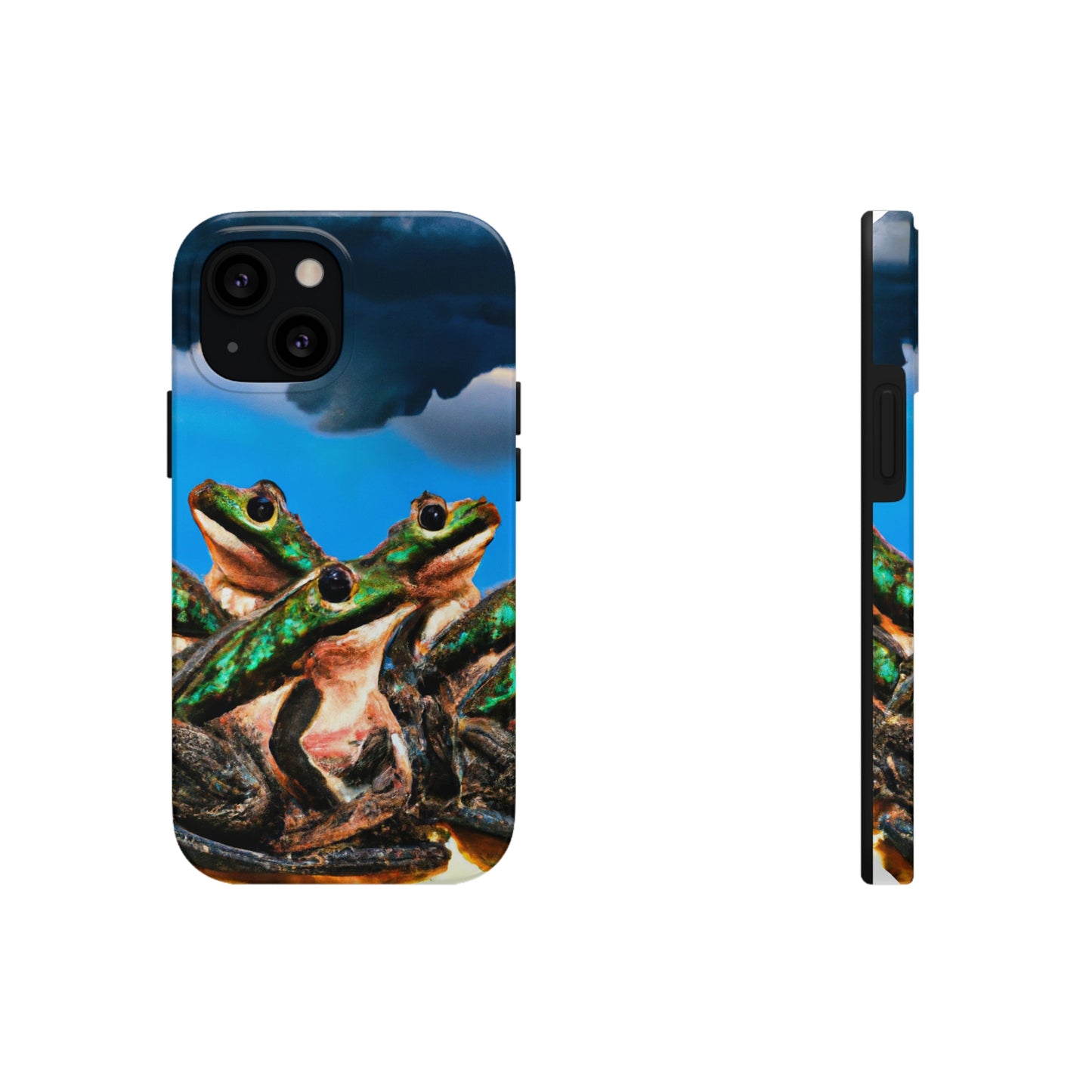 "Ein Froschchor im Gewitter" - Die Alien Tough Phone Cases