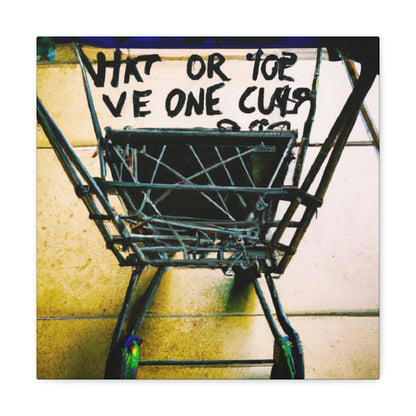 "The Shopping Cart of Hope" - The Alien Canva