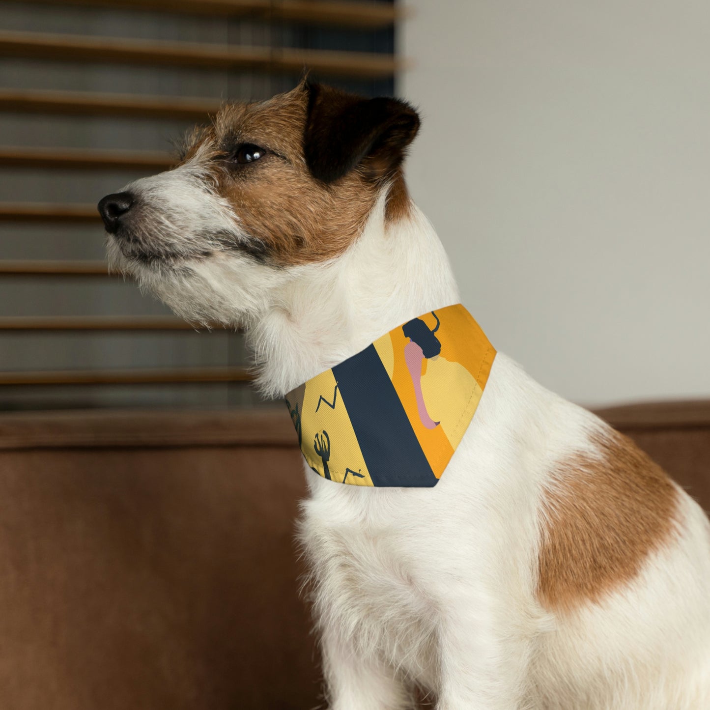 "Escape from the Museum Monster" - The Alien Pet Bandana Collar