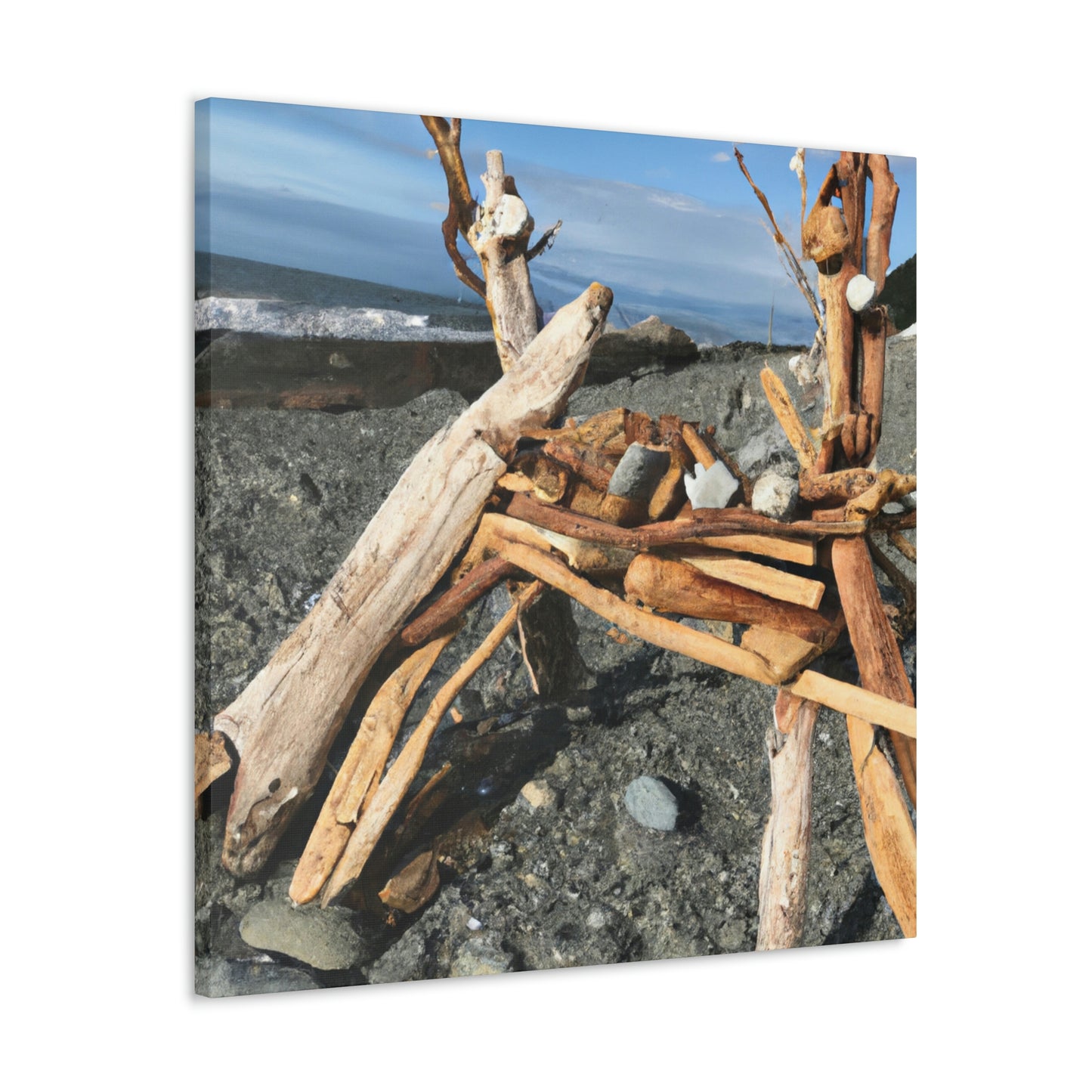 "Driftwood Dreamscape" - Canvas