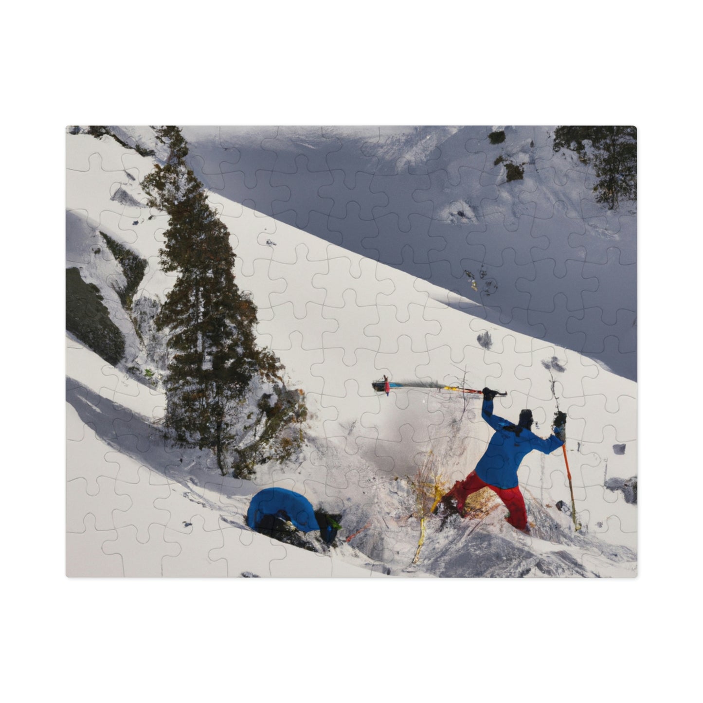 "Avalanche Avalanche: A Spontaneous Ski Trip Gone Wrong" - The Alien Jigsaw Puzzle