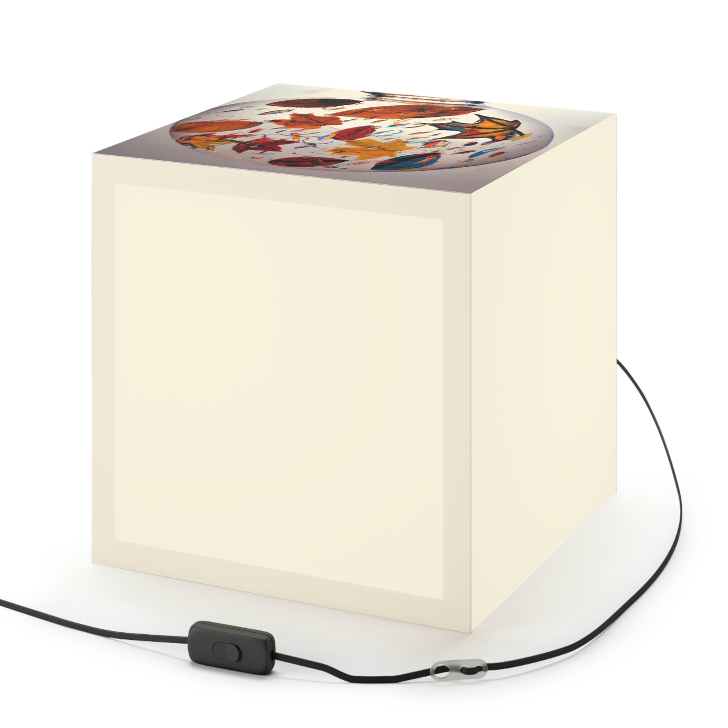 "Herbst in einer Glaskugel" - Die Alien Light Cube Lampe