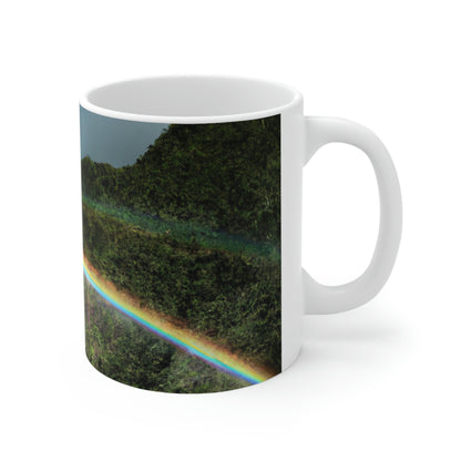 The Rainbow Gateway - The Alien Ceramic Mug 11 oz