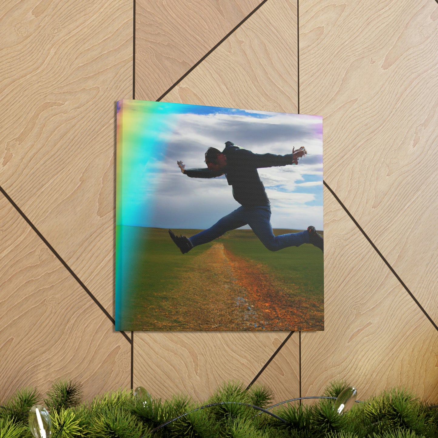 Rainbow Jumper Artist - Canvas