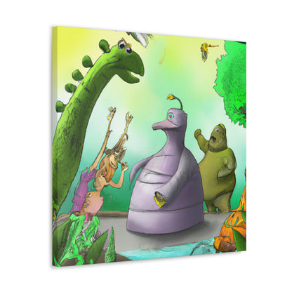 "Intergalactic Zoo Adventures" - The Alien Canva