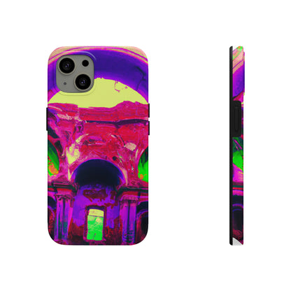 Locura mística: colores locos en la catedral olvidada: las fundas para teléfonos Alien Tough