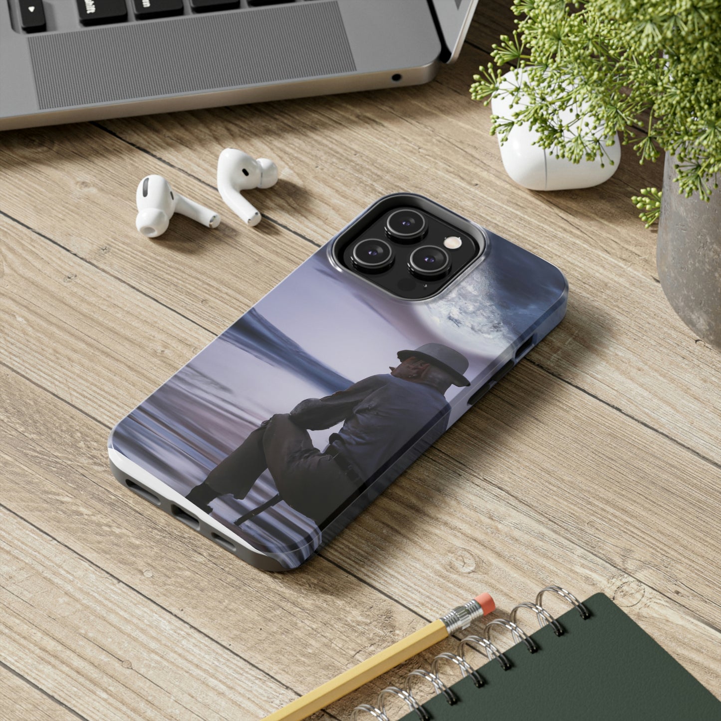 Moonlight Reflections on a Quiet Lake – Die Alien Tough Phone Cases