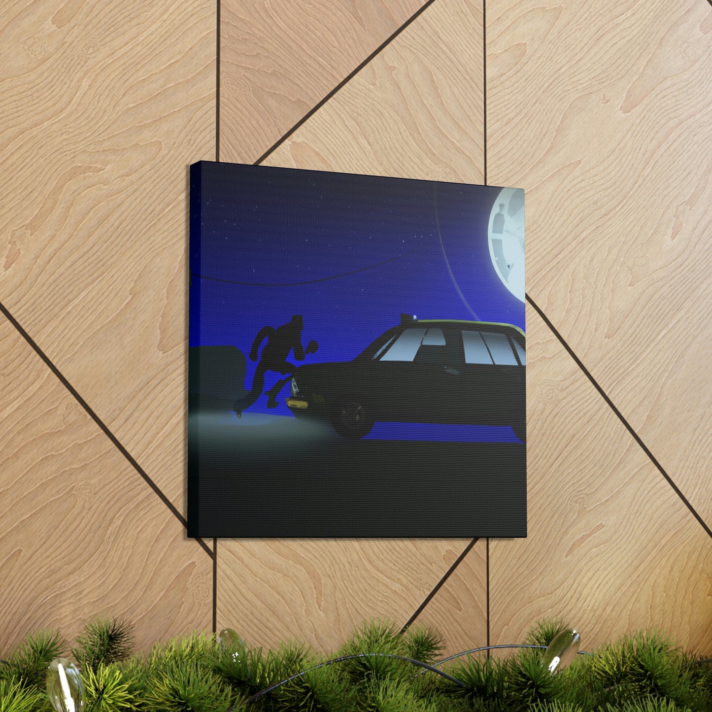 "Die Kunst des Moonlight Joyriding" - The Alien Canva